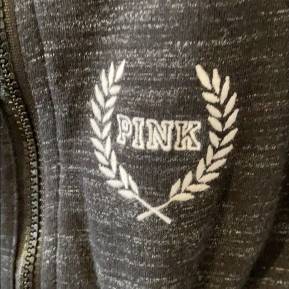 ✨ 3 for $35 ✨  Pink Grey XS Zip Up Hoodie - Picture 2 of 8